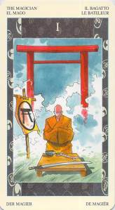 The Magician -- Samurai Tarot